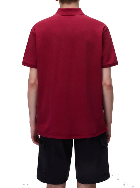 EBEA Polo a maniche corte tibetan red - Polo Uomo