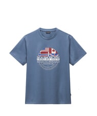 NAPAPIJRI S-TURIN T-Shirt in cotone stormy weat - T-shirt Uomo - 3