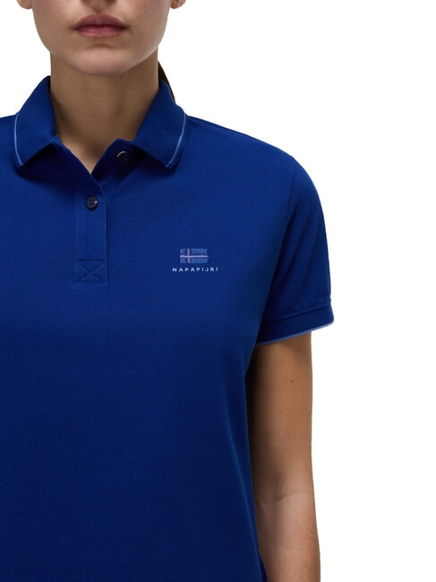 E-NINA Polo a maniche corte bellwether blue - Polo Donna