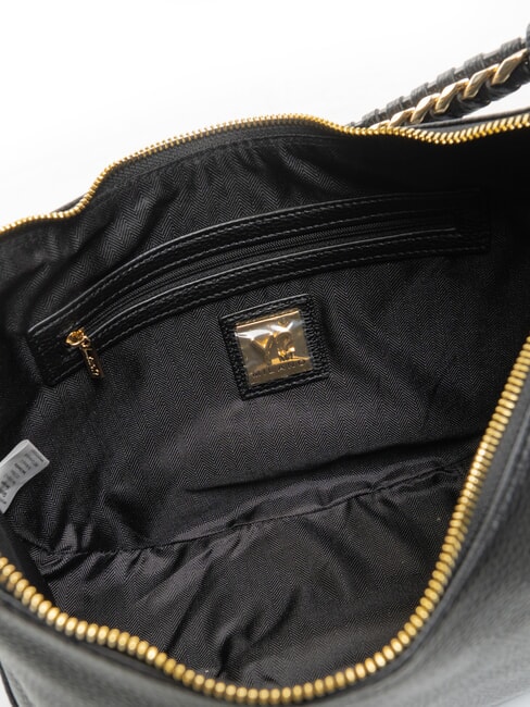 RACHEL Borsa mezzaluna grande con tracolla NERO - Borse Donna