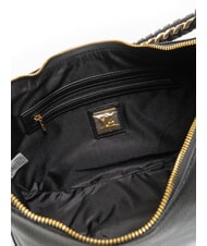 YNOT RACHEL Borsa mezzaluna grande con tracolla NERO - Borse Donna - 5