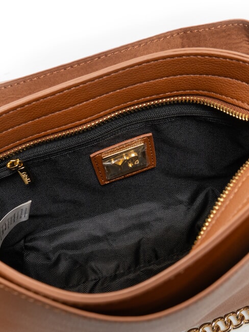 LOVERS Borsa a tracolla squadrata tan - Borse Donna