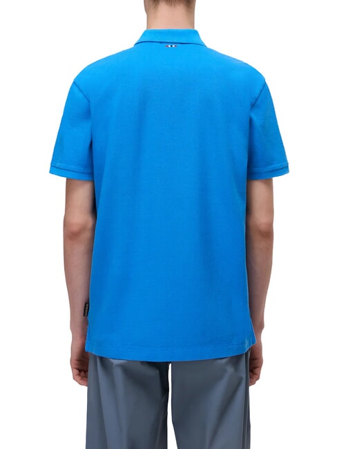 ELBAS JERSEY Polo cotone micrologo french blue - Polo Uomo