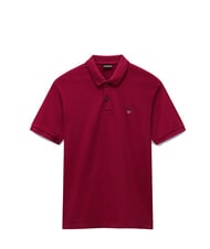NAPAPIJRI ELBAS JERSEY Polo cotone micrologo tibetan red - Polo Uomo - 3