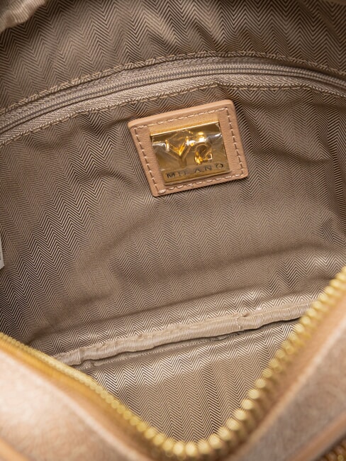 LUX Borsa clutch piatta con tracolla caramel - Borse Donna