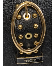 YNOT ROCKER Borsa a tracolla con borchiette NERO - Borse Donna - 3