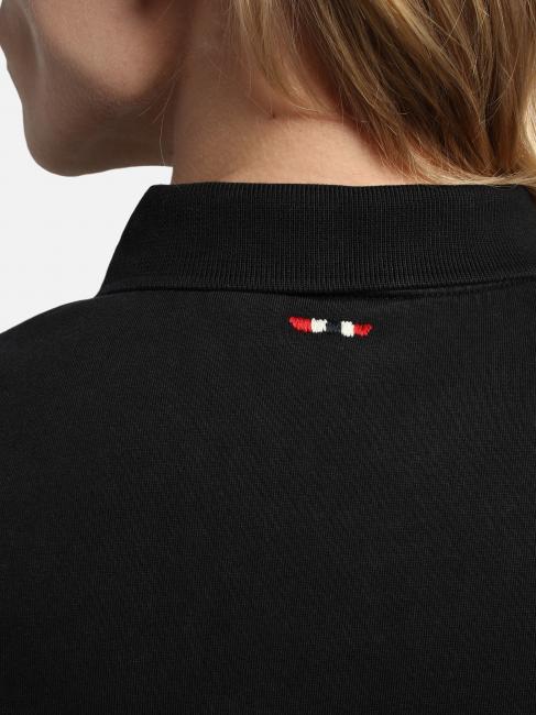 ELBAS JERSEY Polo cotone micrologo black 041 - Polo Uomo