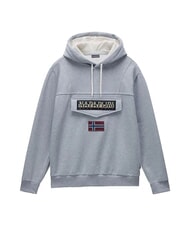 NAPAPIJRI BURGEE Felpa con cappuccio medium grey melange - Felpe Uomo - 2