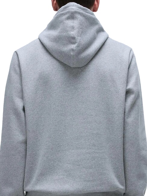 BURGEE Felpa con cappuccio medium grey melange - Felpe Uomo