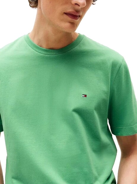 TH T-shirt a maniche corte in cotone fort green - T-shirt Uomo