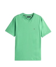TOMMY HILFIGER TH T-shirt a maniche corte in cotone fort green - T-shirt Uomo - 4