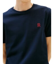 TOMMY HILFIGER TH T-shirt monogram logo desert sky - T-shirt Uomo - 3