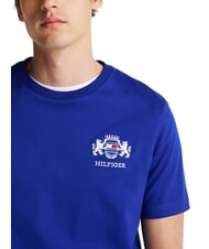 TOMMY HILFIGER TH T-shirt a maniche corte con stemma wedge blue - T-shirt Uomo - 3