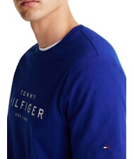 TOMMY HILFIGER TH T-shirt maniche corte in cotone wedge blue - T-shirt Uomo - 3