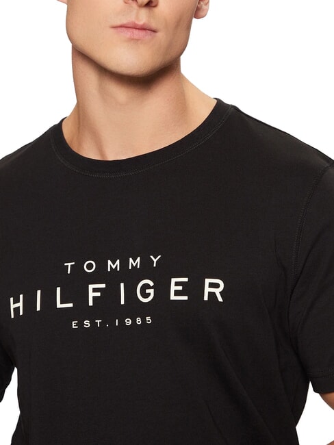 TH T-shirt maniche corte in cotone black - T-shirt Uomo
