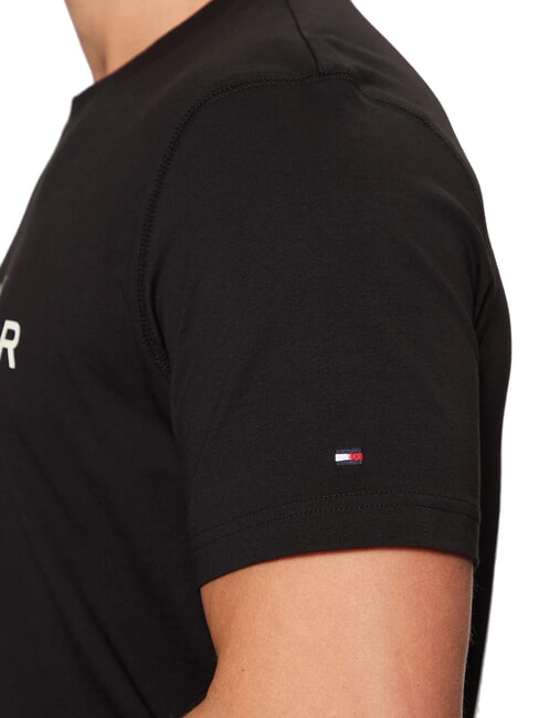 TH T-shirt maniche corte in cotone black - T-shirt Uomo