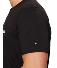 TOMMY HILFIGER TH T-shirt maniche corte in cotone black - T-shirt Uomo - 4