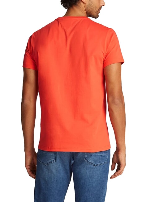 TH JEANS T-shirt a maniche corte bright vermillion - T-shirt Uomo
