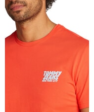 TOMMY HILFIGER TH JEANS T-shirt a maniche corte bright vermillion - T-shirt Uomo - 3