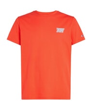 TOMMY HILFIGER TH JEANS T-shirt a maniche corte bright vermillion - T-shirt Uomo - 4
