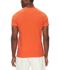 TOMMY HILFIGER TH T-shirt manica corta stampa logo brilliant orange - T-shirt Uomo - 2