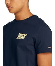 TOMMY HILFIGER TH JEANS T-shirt a maniche corte dark night navy - T-shirt Uomo - 3