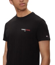 TOMMY HILFIGER TH JEANS T-shirt manica corta con stampa black - T-shirt Uomo - 3