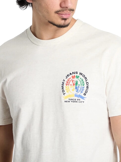 TH JEANS T-shirt manica corta regular fit oat marl htr - T-shirt Uomo