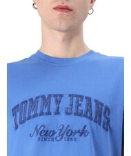 TOMMY HILFIGER TH JEANS T-shirt maniche corte con ricamo tempo blue - T-shirt Uomo - 3
