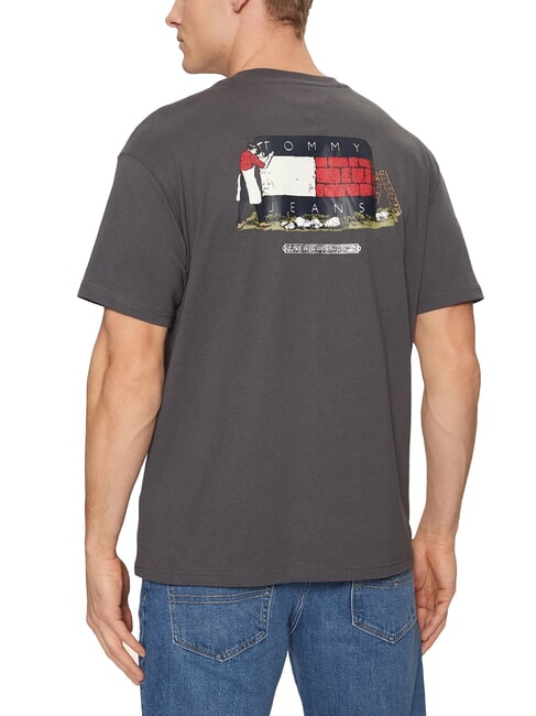 TH JEANS T-shirt maniche corte relaxed fit washed black - T-shirt Uomo