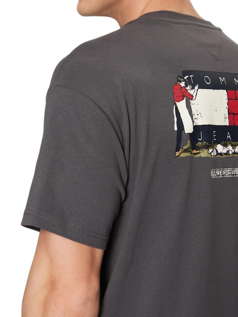 TH JEANS T-shirt maniche corte relaxed fit washed black - T-shirt Uomo