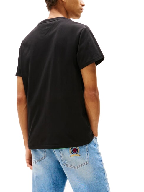 TH JEANS T-shirt maniche corta stampa logo black - T-shirt Uomo
