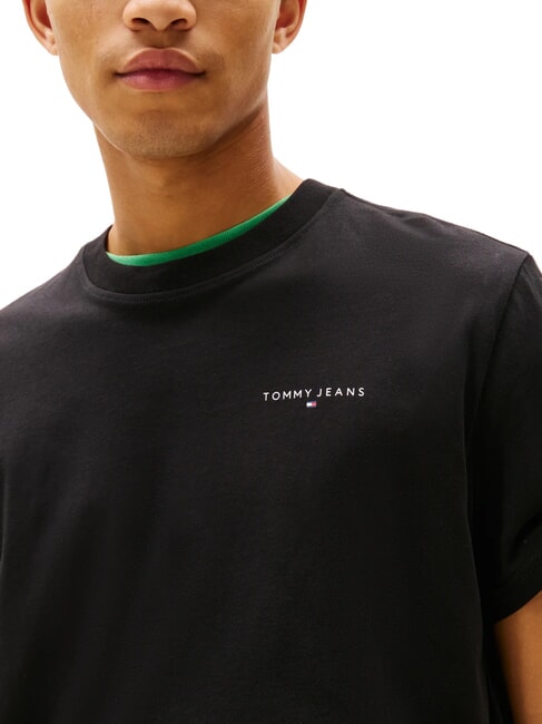 TH JEANS T-shirt maniche corta stampa logo black - T-shirt Uomo