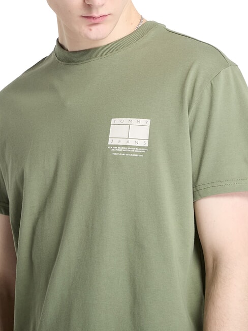 TH JEANS T-shirt a maniche corte in cotone aruba green - T-shirt Uomo