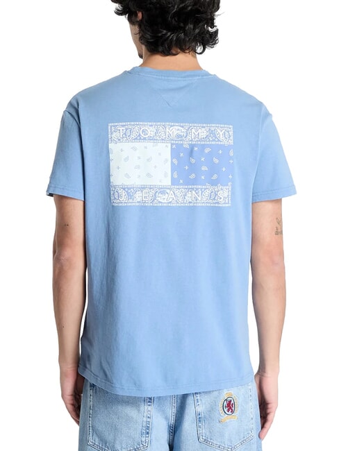 TH JEANS T-shirt stampa bandiera paisley colorado blue - T-shirt Uomo