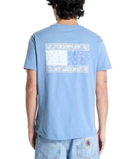 TOMMY HILFIGER TH JEANS T-shirt stampa bandiera paisley colorado blue - T-shirt Uomo - 2