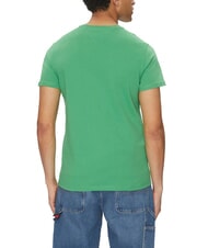 TOMMY HILFIGER TH JEANS T-shirt maniche corte stampa logo coastal green - T-shirt Uomo - 2