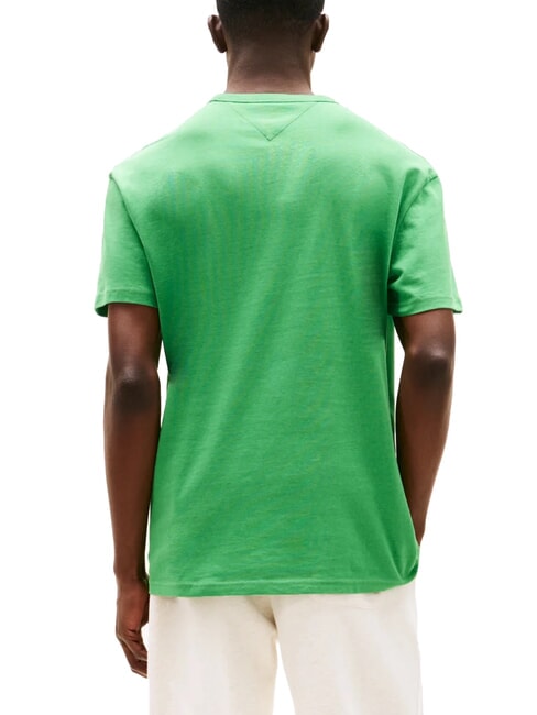 TH JEANS T-shirt maniche corte ricamo logo coastal green - T-shirt Uomo