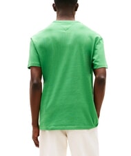 TOMMY HILFIGER TH JEANS T-shirt maniche corte ricamo logo coastal green - T-shirt Uomo - 2