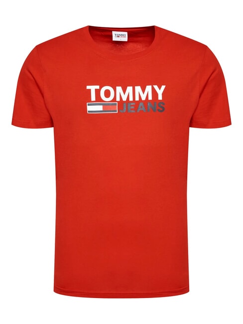 TH JEANS T-shirt maniche corte con stampa deep crimson - T-shirt Uomo