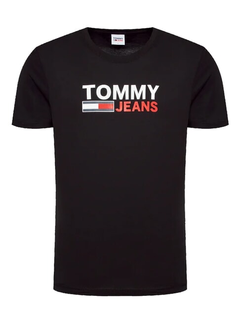 TH JEANS T-shirt maniche corte con stampa black - T-shirt Uomo