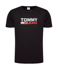 TOMMY HILFIGER TH JEANS T-shirt maniche corte con stampa black - T-shirt Uomo - 4