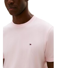 TOMMY HILFIGER TH JEANS T-shirt slim fit in cotone precious pink - T-shirt Uomo - 3