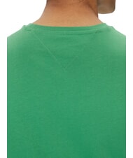 TOMMY HILFIGER TH JEANS T-shirt maniche corte stampa logo coastal green - T-shirt Uomo - 4