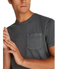TOMMY HILFIGER TH JEANS T-shirt a maniche corte con taschino washed black - T-shirt Uomo - 3