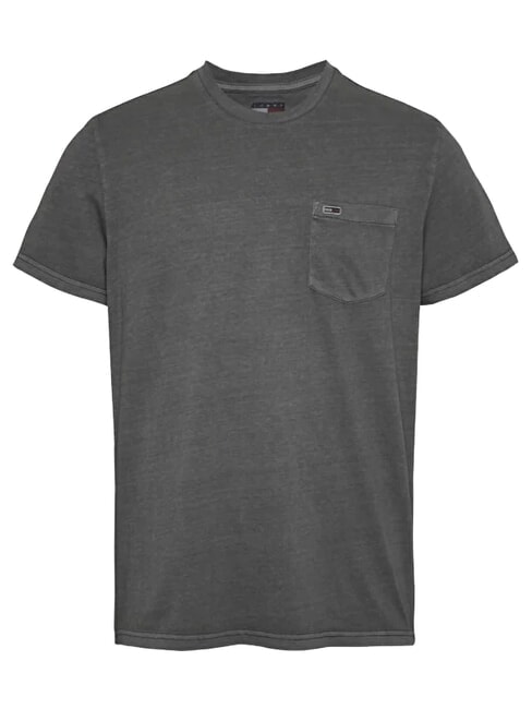TH JEANS T-shirt a maniche corte con taschino washed black - T-shirt Uomo