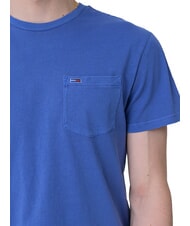 TOMMY HILFIGER TH JEANS T-shirt a maniche corte con taschino tempo blue - T-shirt Uomo - 3