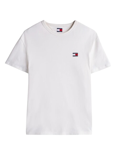 TH JEANS T-shirt maniche corte ricamo logo ecru - T-shirt Uomo