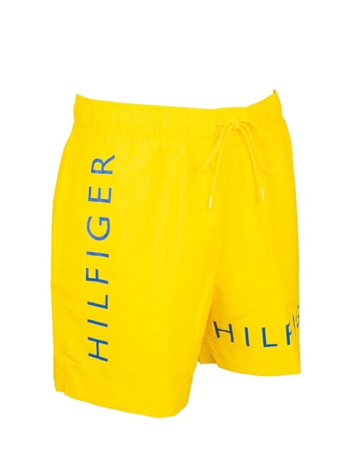 TH Costume boxer stampa loghi vivid yellow - Costumi da bagno Uomo