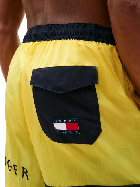 TH Costume con stampa logo marigold yellow - Costumi da bagno Uomo